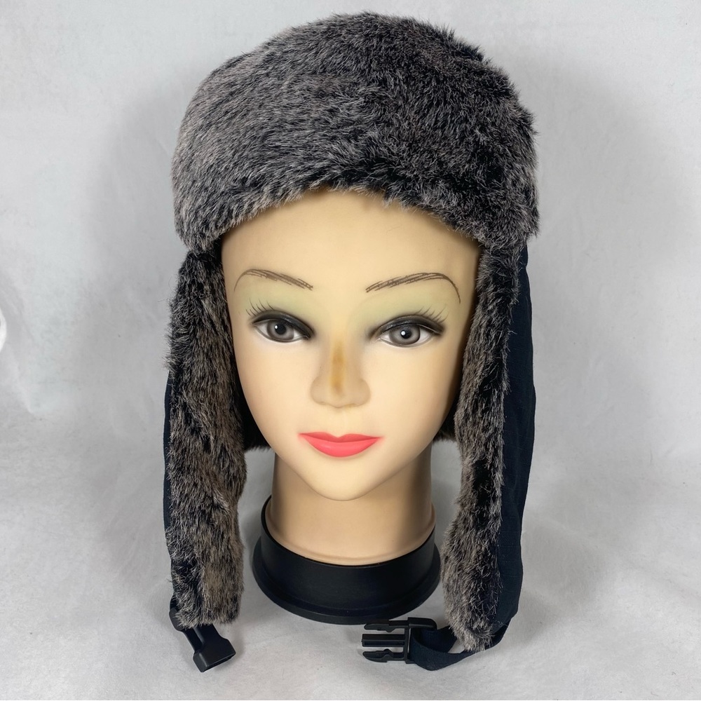 Trapper Aviator Bomber Winter Hat Black